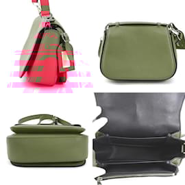 Louis Vuitton-Louis Vuitton Parnassus Vivienne NM Leather Shoulder Bag-Pink