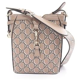 Gucci-Gucci GG Shadow Bucket Shoulder Bag-Beige