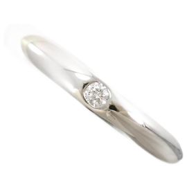 Tiffany & Co Anillo de banda Tiffany de plata 925 con diamante Otro