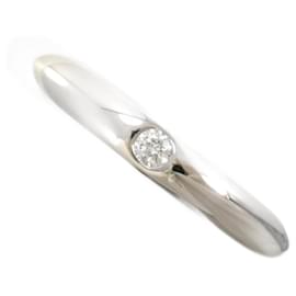 Tiffany & Co-Tiffany Silver 925 Band Ring with Diamond-Other