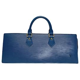 Louis Vuitton-Borsa a mano Triangle Epi Louis Vuitton-Blu,Altro