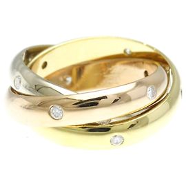 Anillo Trinity Cartier 15PD Dorado