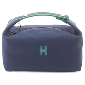 Hermès-Borsa GM nera HERMES Bride-Blu,Verde