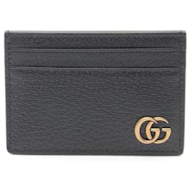 Gucci-Portafoglio in pelle Gucci GG Marmont-Nero