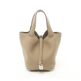 Hermès-Borsa Hermes Picotin Lock PM-Beige