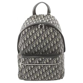 Christian Dior-Christian Dior Rider Backpack Bag-Black,Navy blue