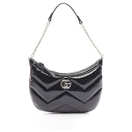 Gucci-Borsa a Spalla Piccola Gucci GG Marmont-Nero