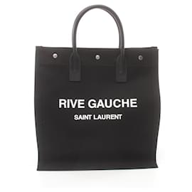 Saint Laurent-Borsa Tote Saint Laurent RIVE GAUCHE-Nero,Bianco