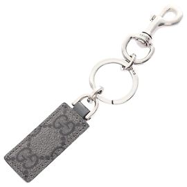 Gucci Ophidia GG Supreme Handbag Charm Brown Silvery Other