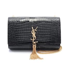 Saint Laurent-Borsa a spalla media Kate Tassel di Saint Laurent-Nero