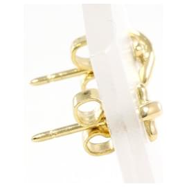 Tiffany & Co-Orecchini a clip in oro giallo 18K Tiffany Kiss-Giallo