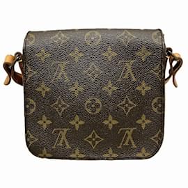 Louis Vuitton-Borsa a Spalla Monogram Cartouche PM Louis Vuitton-Marrone,Monogramma