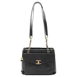 Chanel-Borsa Tote Chanel Coco Mark-Nero