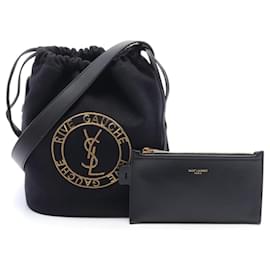 Saint Laurent-Borsa a Spalla Saint Laurent Rive Gauche-Nero