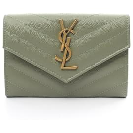 Saint Laurent-Portafoglio khaki Saint Laurent-Cachi