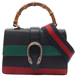 Gucci-Borsa media Dionysus in bambù Gucci-Multicolore,Blu navy