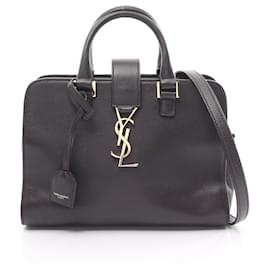 Yves Saint Laurent-Borsa a mano Baby Monogram Cabas Yves Saint Laurent-Marrone