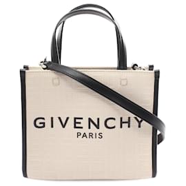 Givenchy-Borsa a mano Givenchy G-TOTE MINI-Nero,Bianco