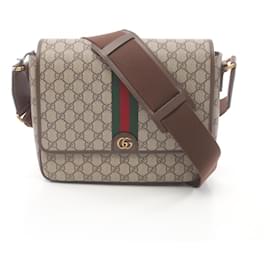 Gucci-Gucci Ophidia GG Supreme Medium Bag-Brown,Multiple colors,Beige