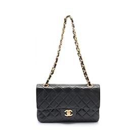 Chanel-Borsa a Spalla Chanel Matelassé Double Flap-Nero