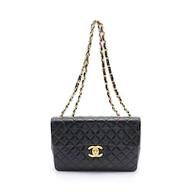 Chanel-Borsa a Spalla Deca Matelassé 34 di CHANEL-Nero