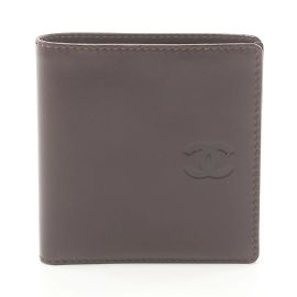 Chanel Coco Mark Bi-fold Wallet Brown