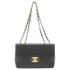 Chanel-Borsa a Spalla Chanel Deca Matelassé 34-Nero