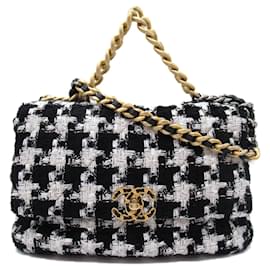 Chanel-Borsa a spalla CHANEL19 con catena di Chanel-Nero