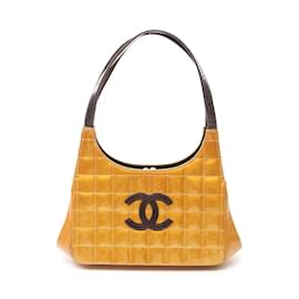 Chanel-Borsa tote a forma di barretta di cioccolato Chanel-Marrone