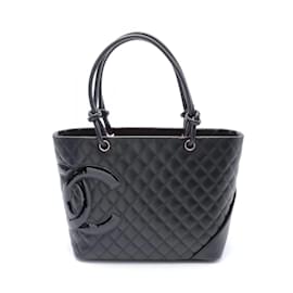 Chanel-Borsa tote grande della linea Cambon di Chanel-Nero