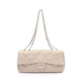 Chanel-Borsa a spalla Ultra Stitch di Chanel-Beige