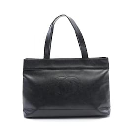 Chanel-Borsa Tote Chanel Coco Mark-Nero