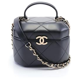 Chanel-Borsa a Spalla Matelassé Chanel-Nero