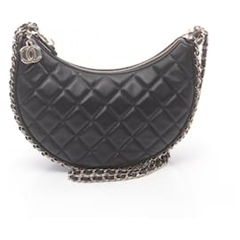 Chanel-Borsa a spalla hobo matelassé Chanel piccola-Nero