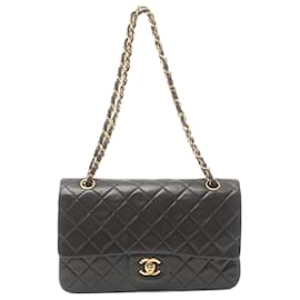 Chanel-Borsa a Spalla Chanel Matelassé Double Flap-Nero