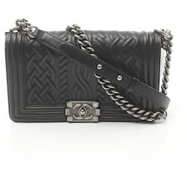 Chanel-Borsa a spalla Boy di Chanel-Nero