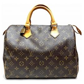 Louis Vuitton-Borsa Boston Speedy 30 Monogramma Louis Vuitton-Marrone