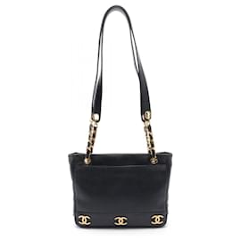 Chanel-Borsa tote Chanel Triple Coco Mark-Nero