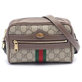 Gucci-Borsa a Spalla GUCCI Ophidia GG Supreme-Marrone,Multicolore,Beige