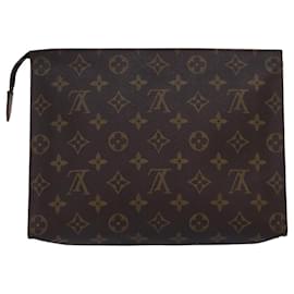 Louis Vuitton-LOUIS VUITTON Monogram Poche Toilette 26 Pouch M47542 LV Auth 84850-Monogramma