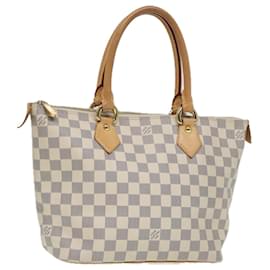 Louis Vuitton-LOUIS VUITTON Borsa Tote Saleya PM Damier Azur N51186 LV Auth 85043-Altro