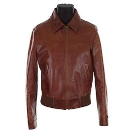 Calvin Klein Leather jacket Brown