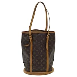 Louis Vuitton-LOUIS VUITTON Sac à épaule Monogram Bucket GM M42236 LV Auth 85603-Monogramme