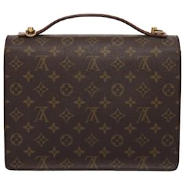 Louis Vuitton-LOUIS VUITTON Monogram Monceau 28 Hand Bag 2way M51185 LV Auth 82737-Monogram