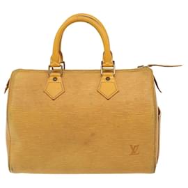 Louis Vuitton-LOUIS VUITTON Epi Speedy 25 Handtasche Tassili Gelb M43019 LV Auth 85257-Andere