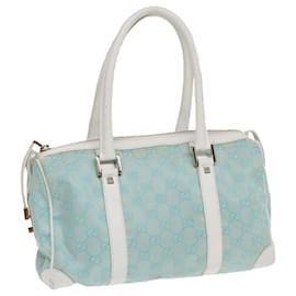 Gucci-Bolsa de mão em lona GG Gucci Menta Ouro 000 0851 Auth 85472-Dourado,Outro