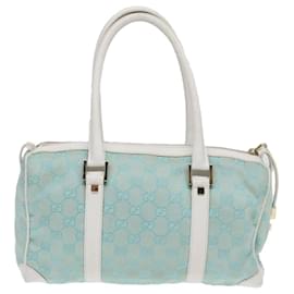 Gucci-Bolsa de mão em lona GG Gucci Menta Ouro 000 0851 Auth 85472-Dourado,Outro