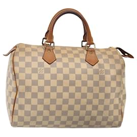 Louis Vuitton-LOUIS VUITTON Sac à main Speedy 30 Damier Azur N41533 LV Auth 85042-Autre