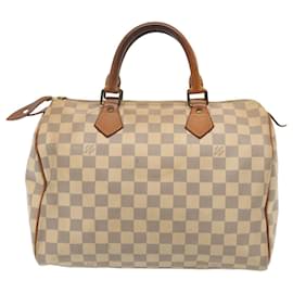 Louis Vuitton-LOUIS VUITTON Handtasche Speedy 30 Damier Azur N41533 LV Auth 85042-Andere