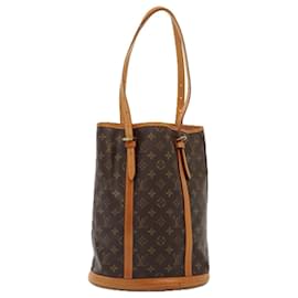 Louis Vuitton-LOUIS VUITTON Monogram Bucket GM Shoulder Bag M42236 LV Auth th5179-Monogram